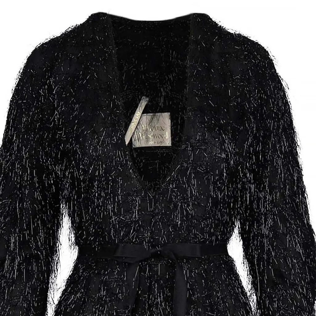 Vivienne Westwood Special Edition Glitter Fringe Dress - '90s Black Good - Box View
