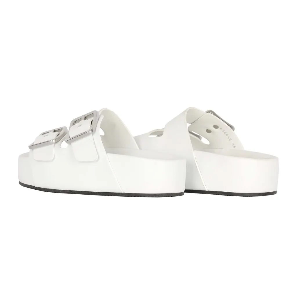 Balenciaga Mallorca Platform Sandal - '20s Red Leather Good - Inside View