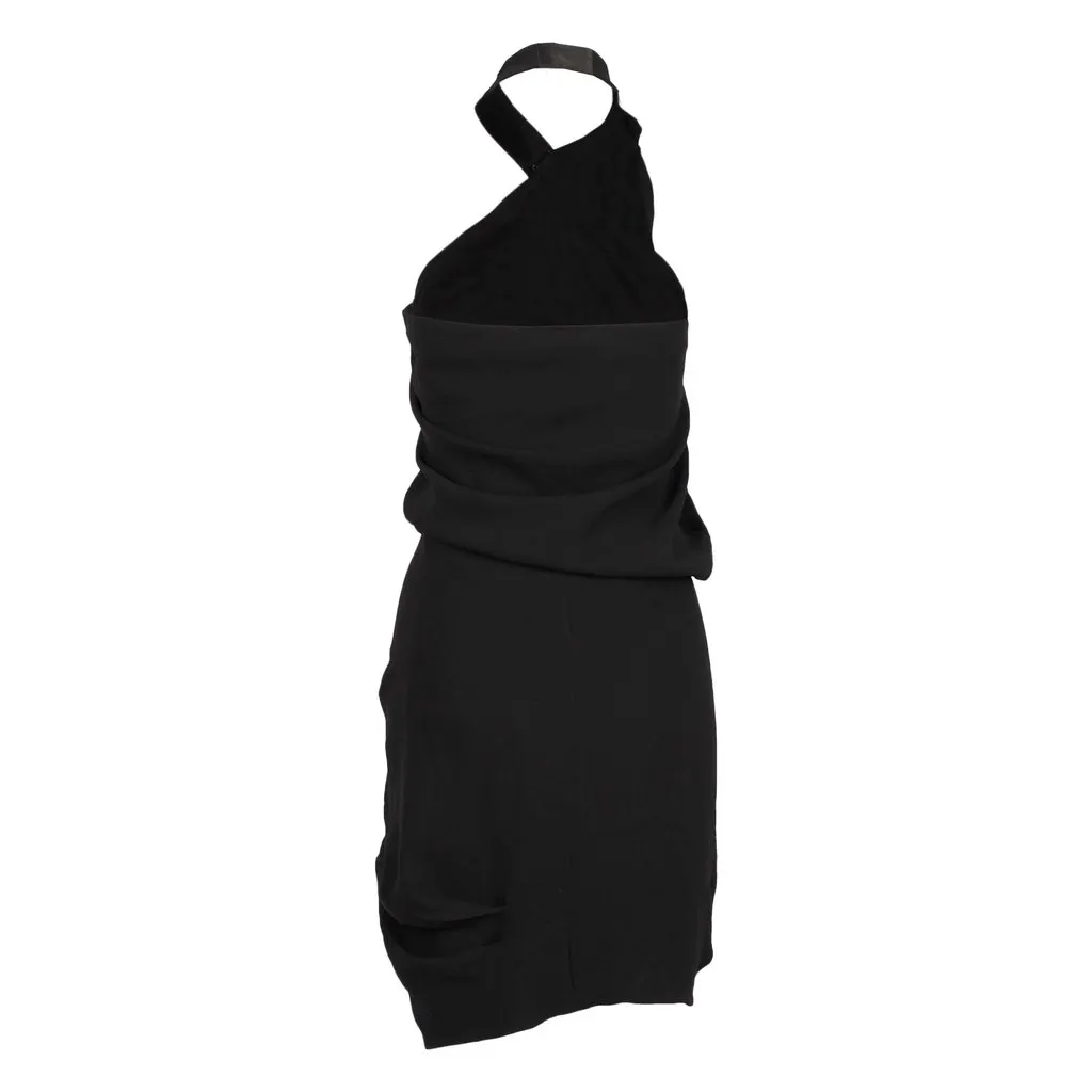 Balenciaga Black Backless Dress - '10s Black Good - Back View