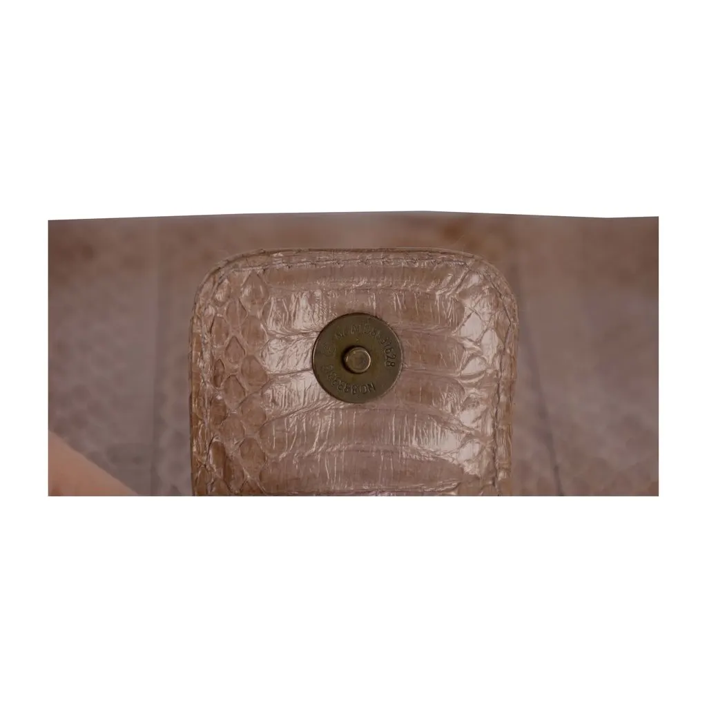 Unsigned Chandra Beige Clutch - '00s Beige Good - Box View