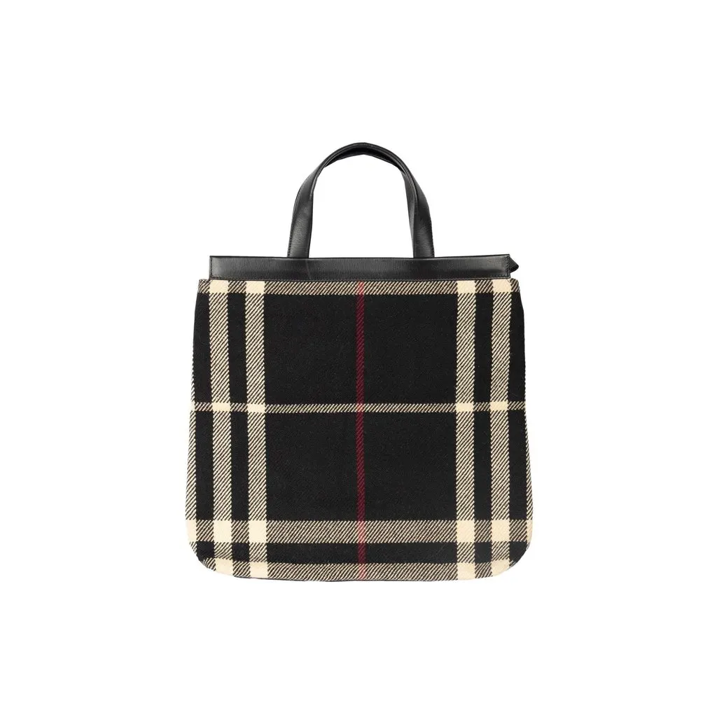 Burberry Blanket Tote - '10s Burgundy Good - Front View