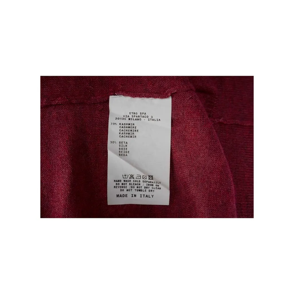 Etro Red Cardigan - '10s Red Wool Good - Box View