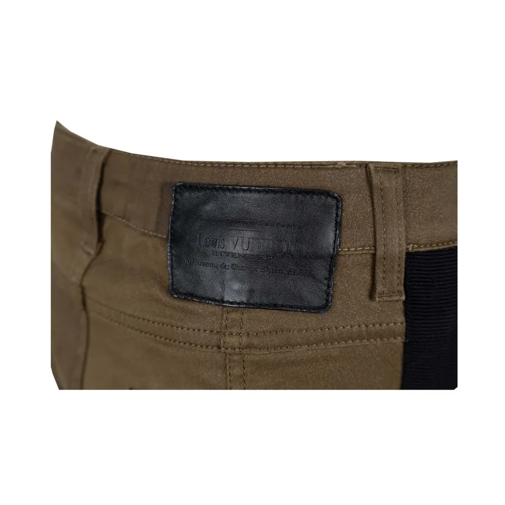 Louis Vuitton Jeans with Black Stripe - '00s Black Good - Model View