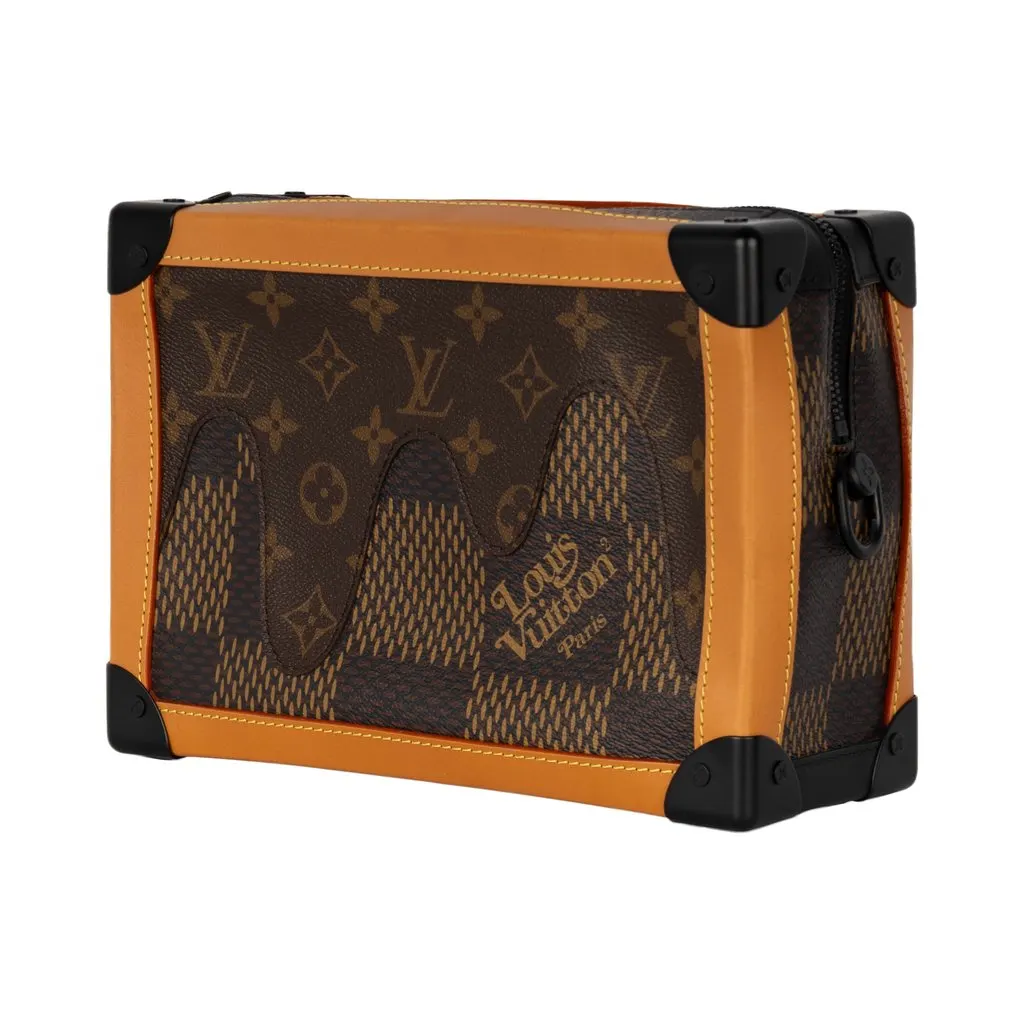 Louis Vuitton x Nigo Soft Trunk - '20s Beige Leather Good - Inside View