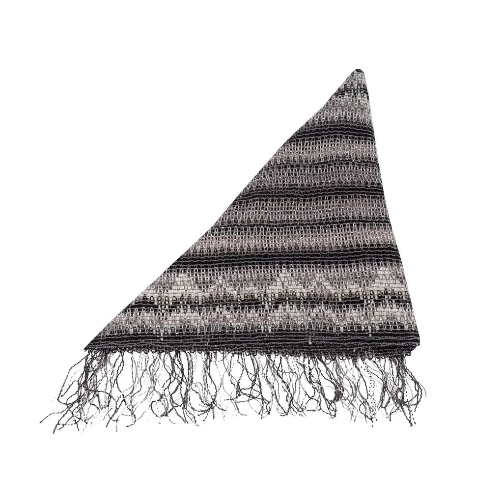 Missoni Chevron Knit Foulard - '10s Black Good - Inside View