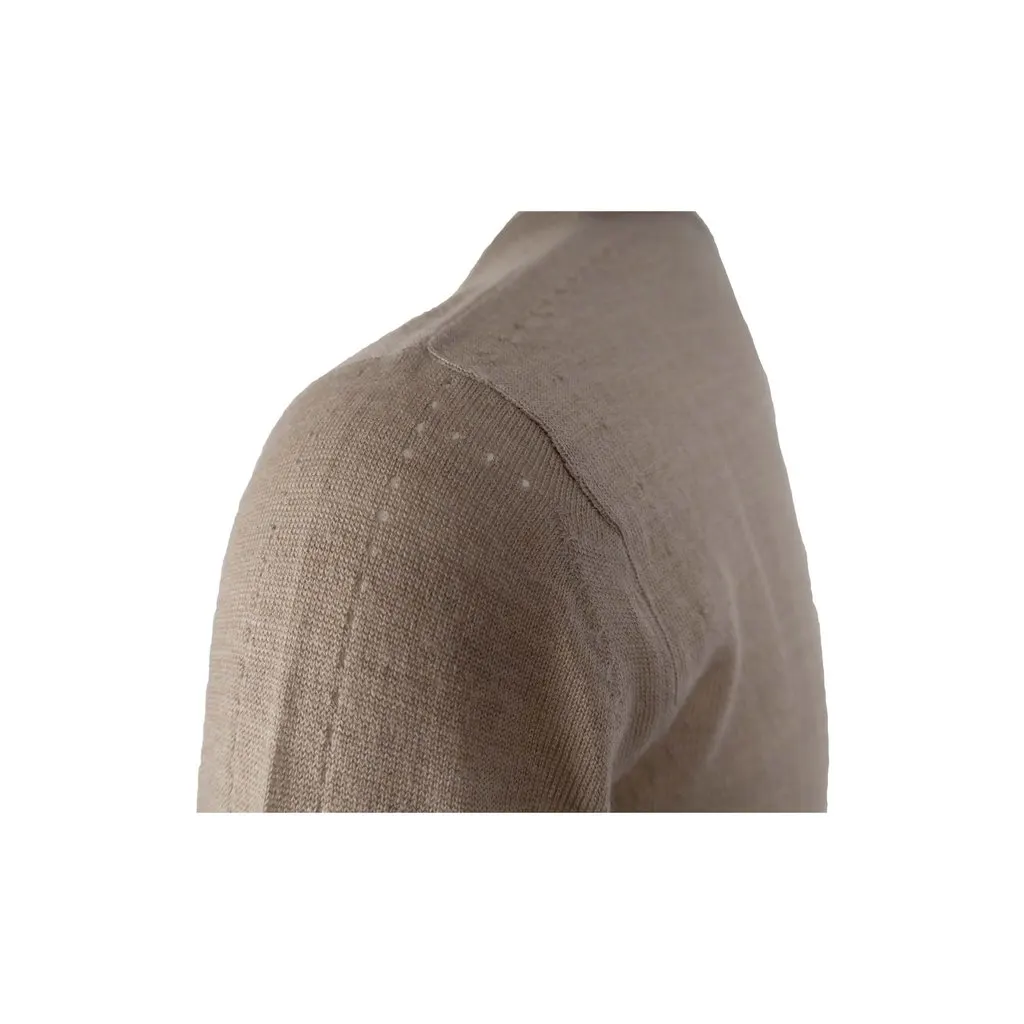 Unsigned Cardigan with Silk Trimmings - '10s Beige Silk Good - Box View