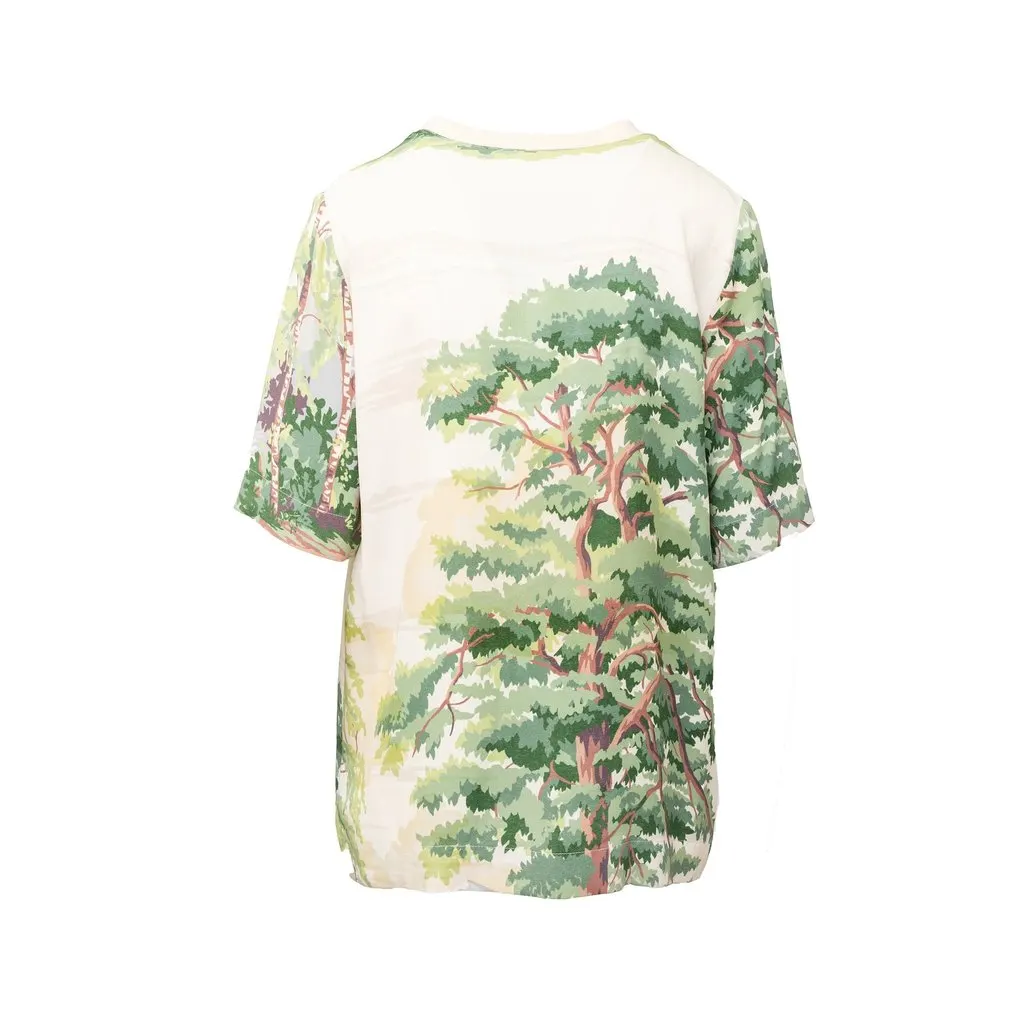 Stella McCartney Landscape T-shirt - '10s Red Good - Back View
