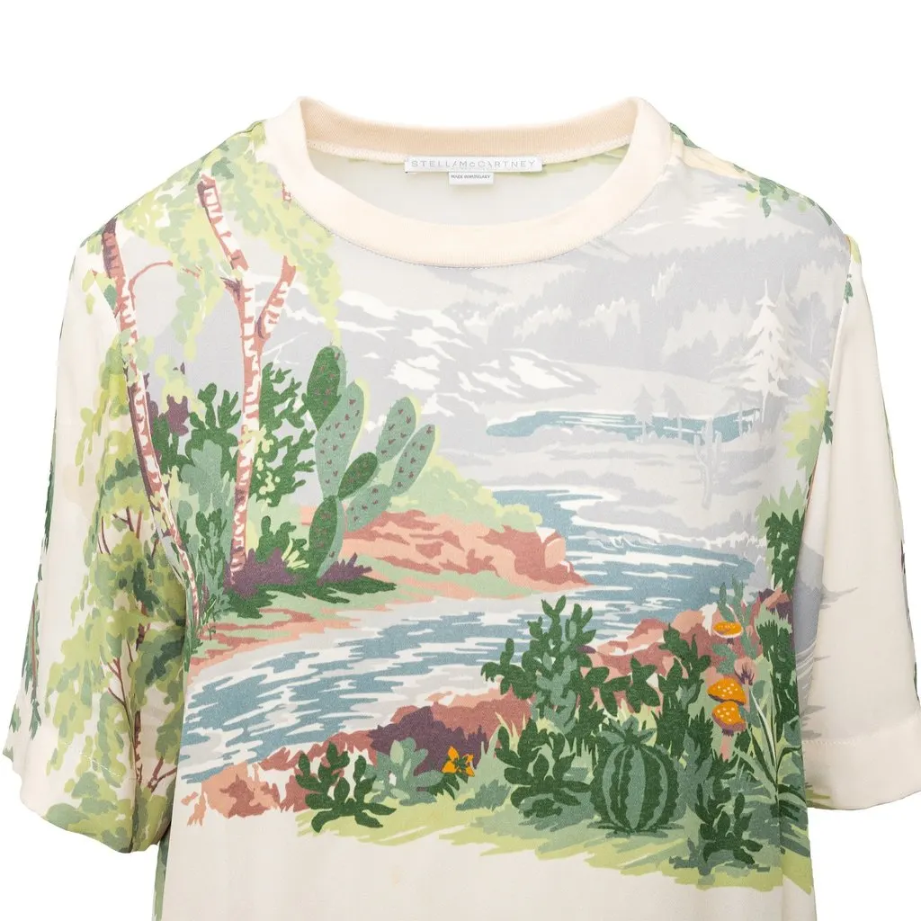 Stella McCartney Landscape T-shirt - '10s Red Good - Inside View