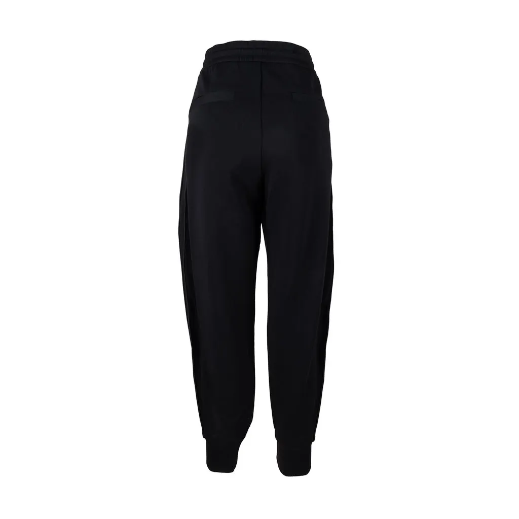 Emporio Armani Track Pants with Logo Detail - '20s Red Cotton Good - Inside View