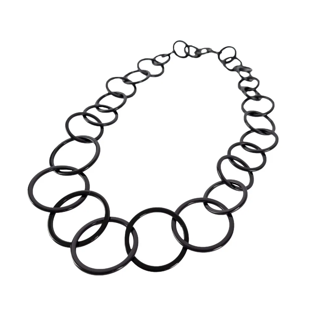 Miu Miu Loop Necklace - '10s Red Lace Good - Inside View