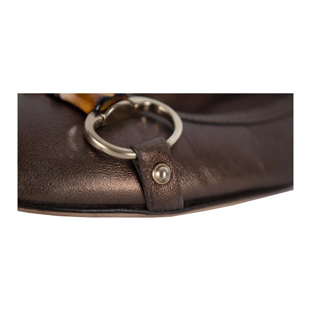 Gucci Bamboo Ballet Flats - '10s Brown Leather Good - Box View