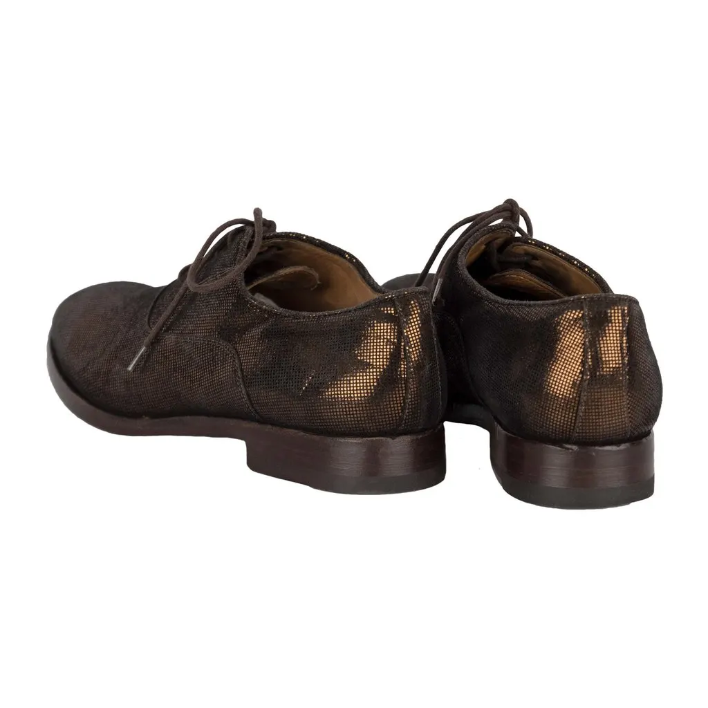Paul Smith Metallic Lace-up Shoes - '10s Red Lace Good - Inside View