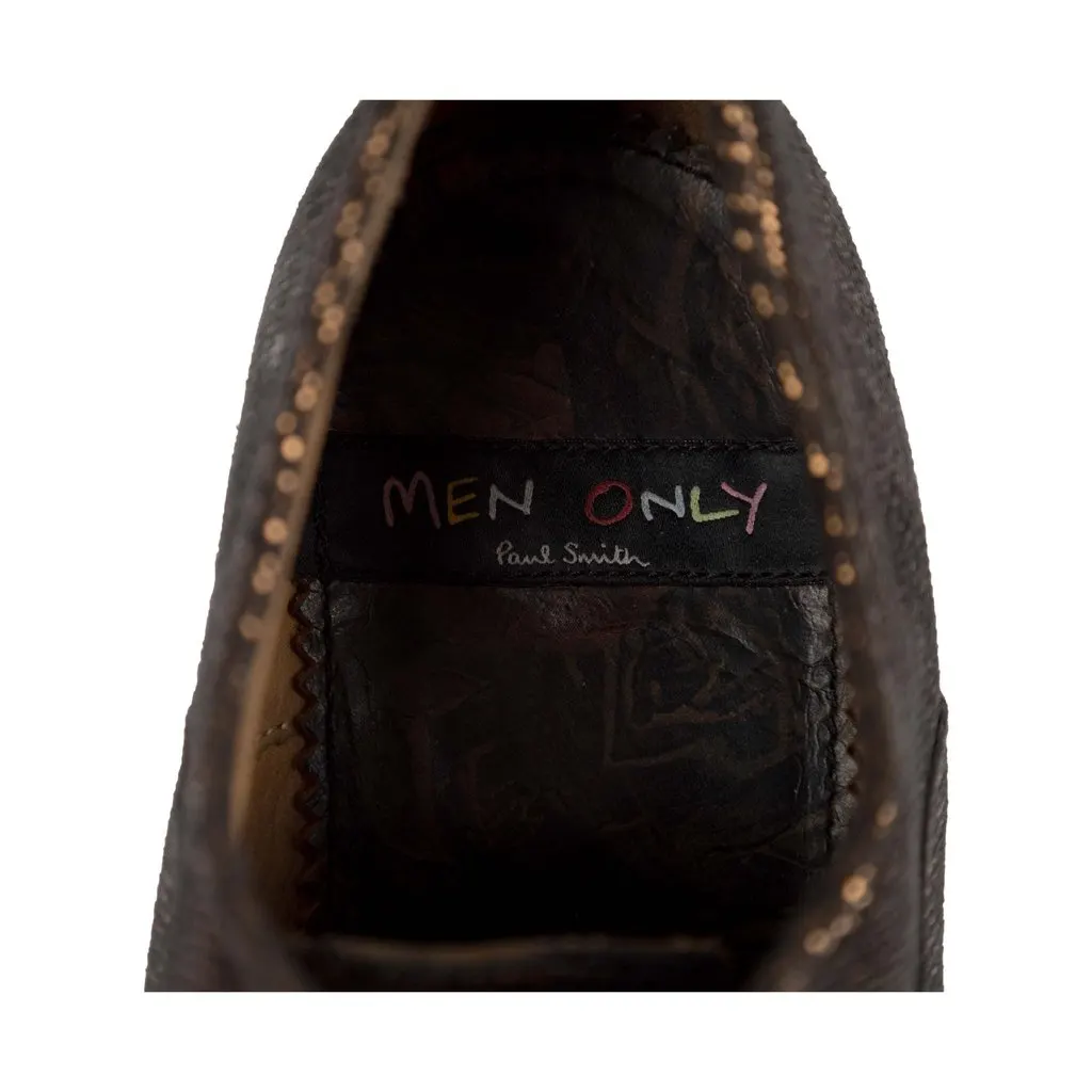Paul Smith Metallic Lace-up Shoes - '10s Red Lace Good - Box View