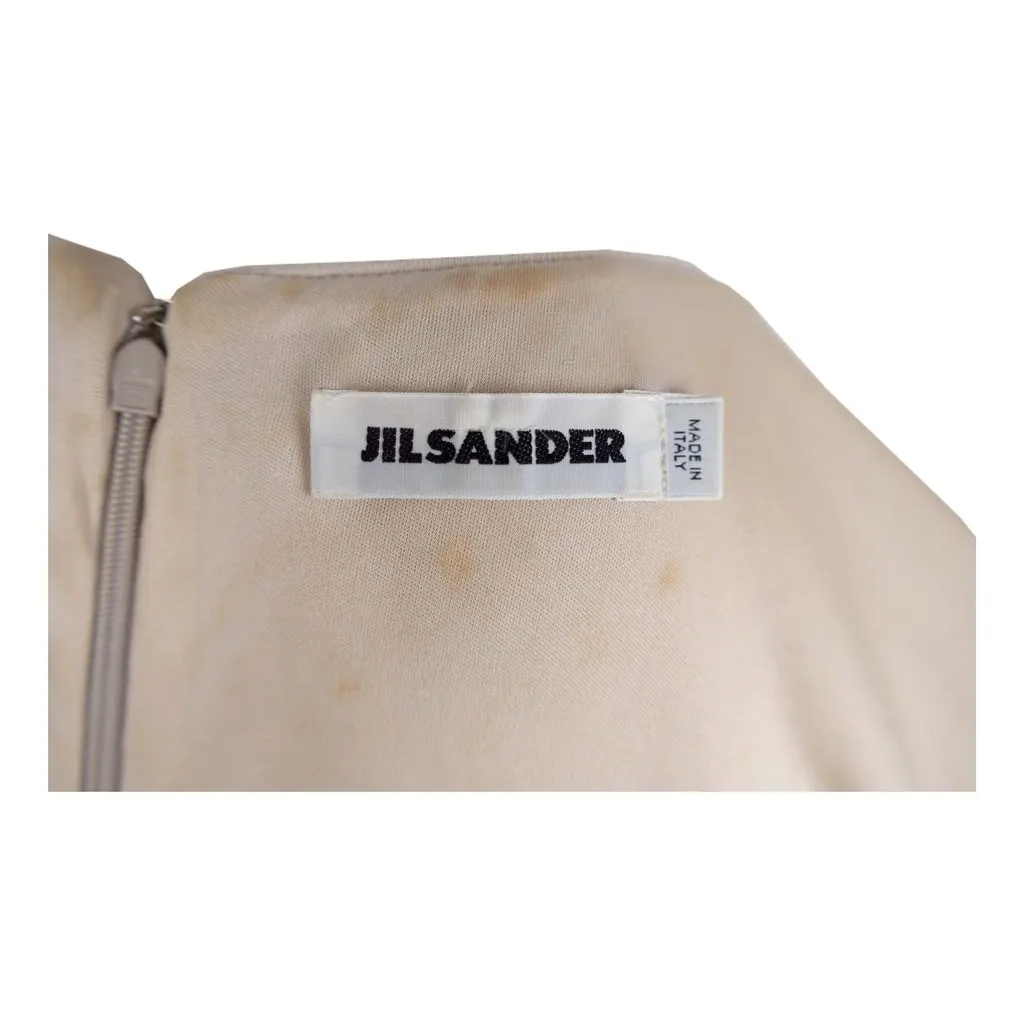 Jil Sander Beige Longsleeve Pocket Dress - '10s Beige Good - Box View