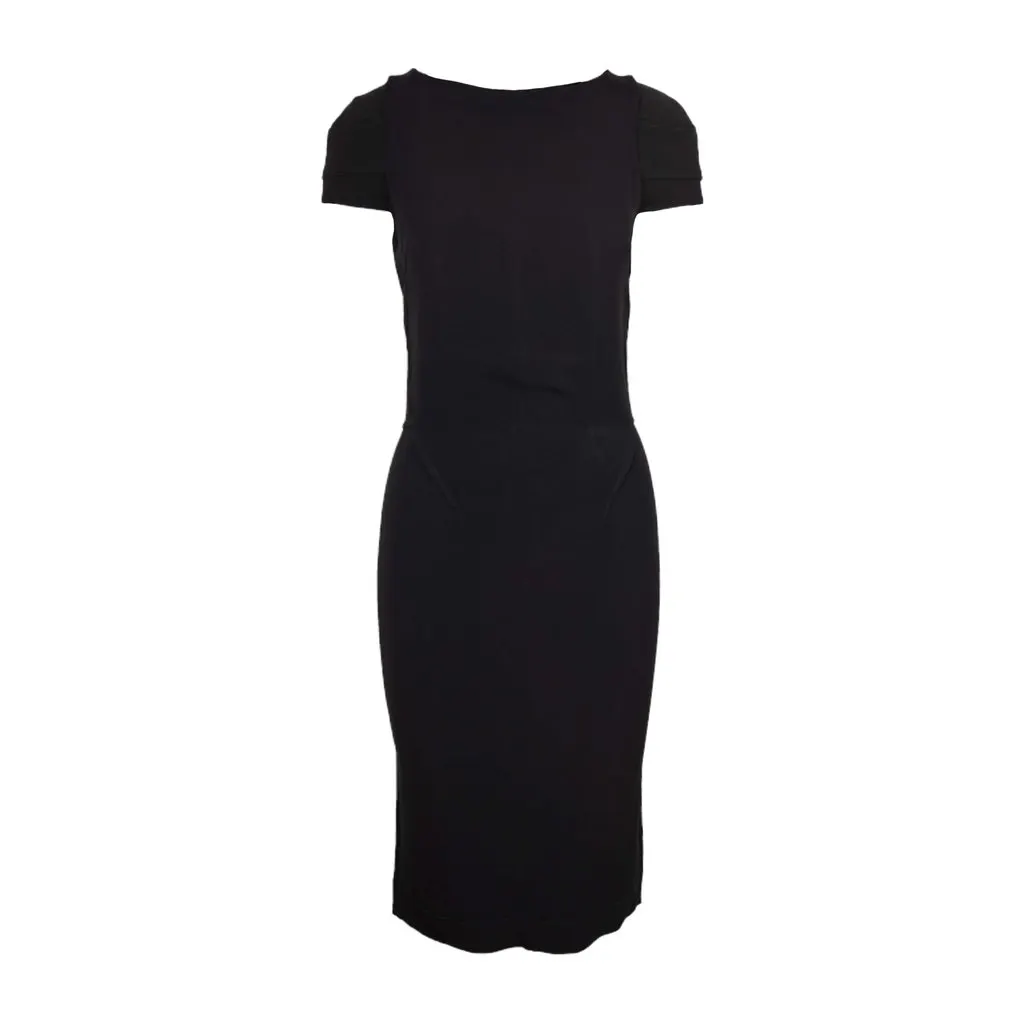 Alessandro Dell'Acqua Black Cocktail Dress - '10s Black Good - Front View