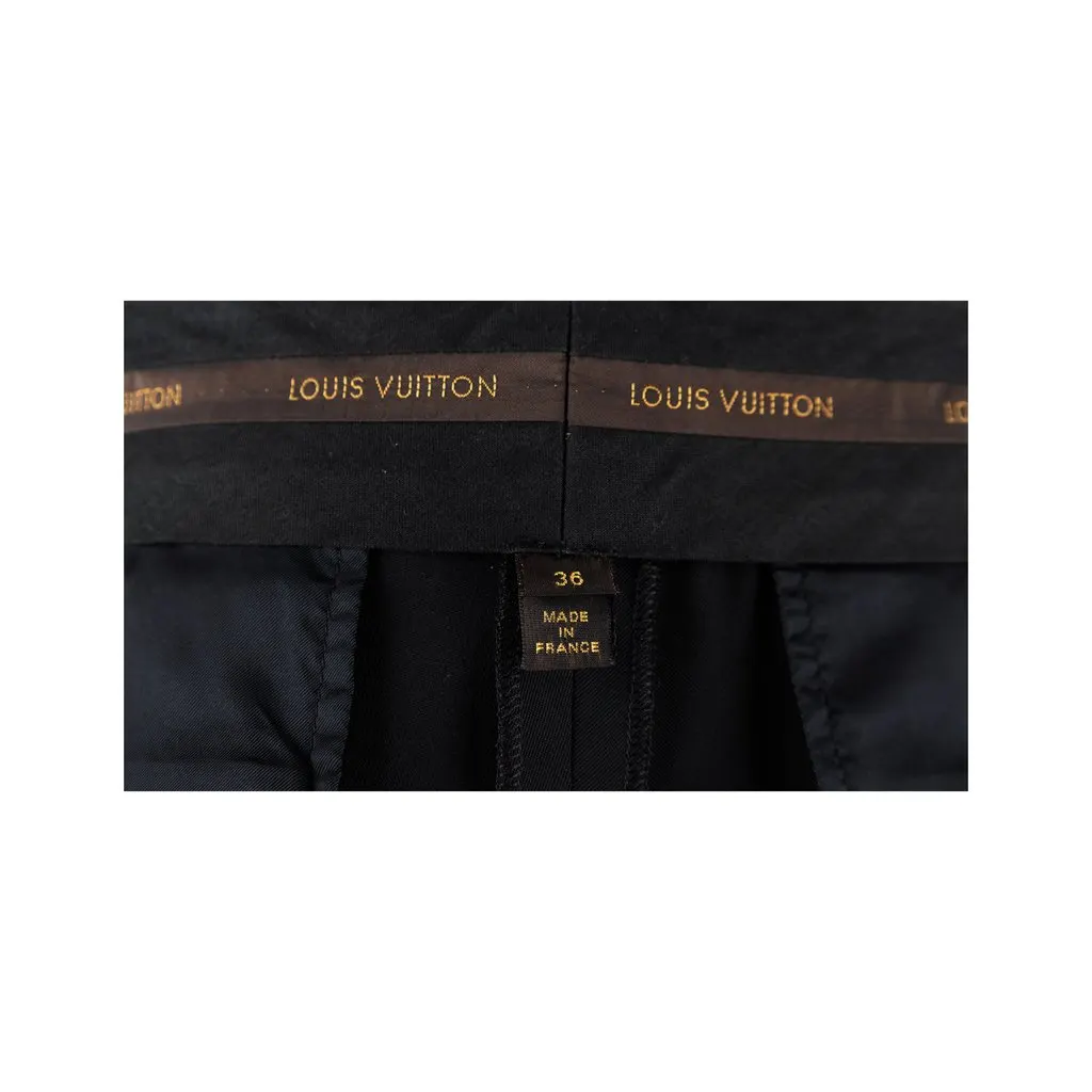 Louis Vuitton Tailor Pants with Zipper Details - '10s Red Silk Good - Box View