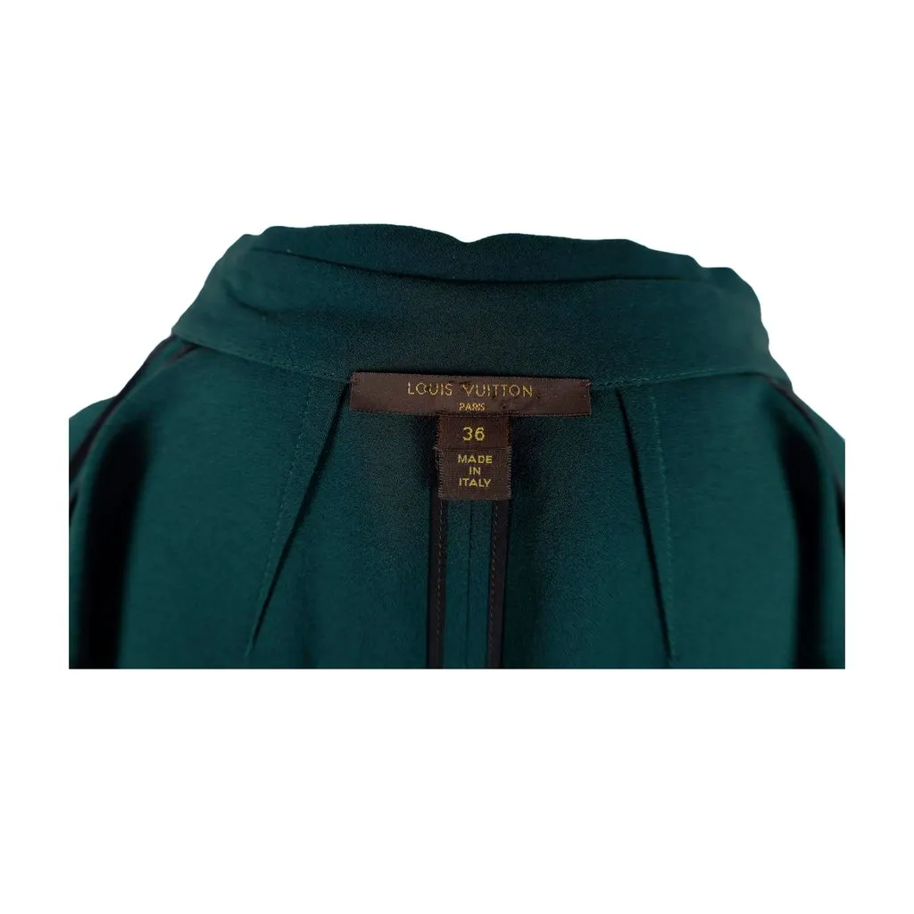Louis Vuitton Green Shirt Dress - '10s Green Good - Box View