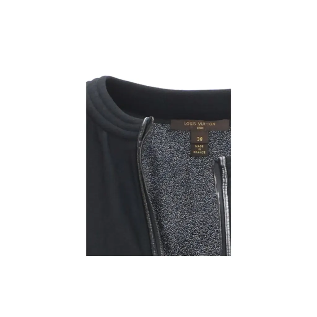 Louis Vuitton Black Zippered Dress - '10s Black Good - Box View
