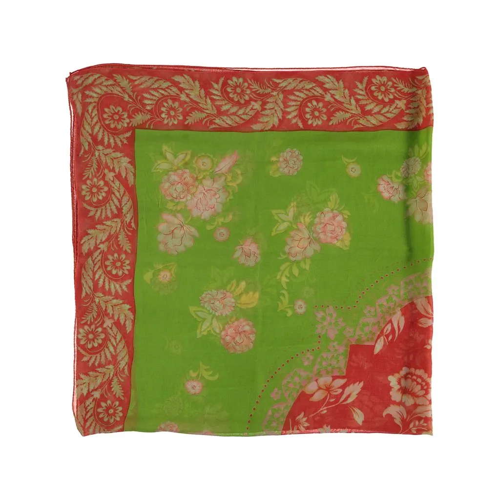Etro Silk Multicolor scarf - '10s MultiColor Silk Good - Inside View