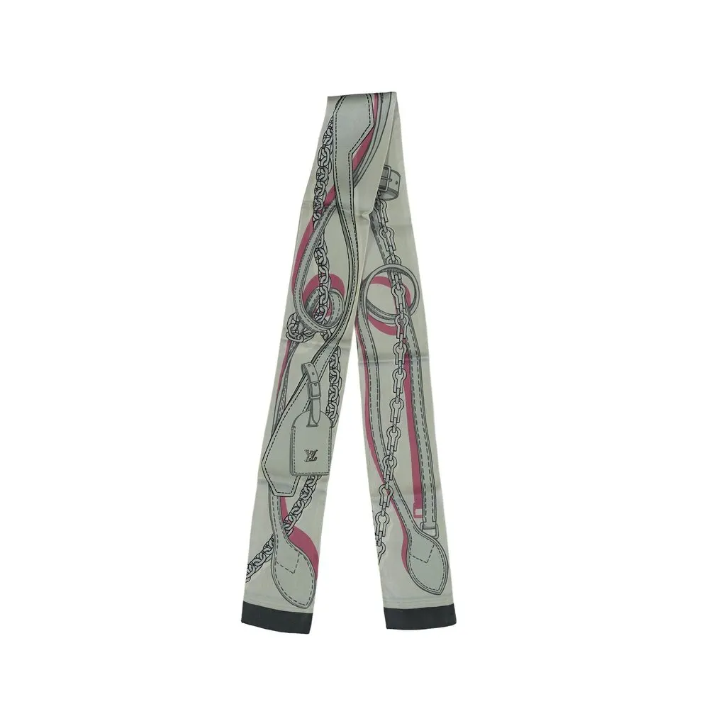 Louis Vuitton Monogram Confidential Bandeau - '20s Red Leather Good - Front View