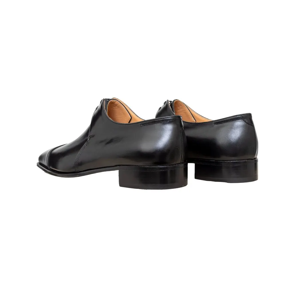 Artioli Black Lace-up Shoes - '10s Black Lace Good - Box View
