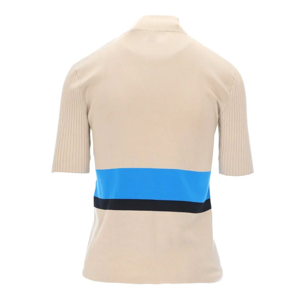 Louis Vuitton Color Block Zippered Top - '10s Red Good - Back View