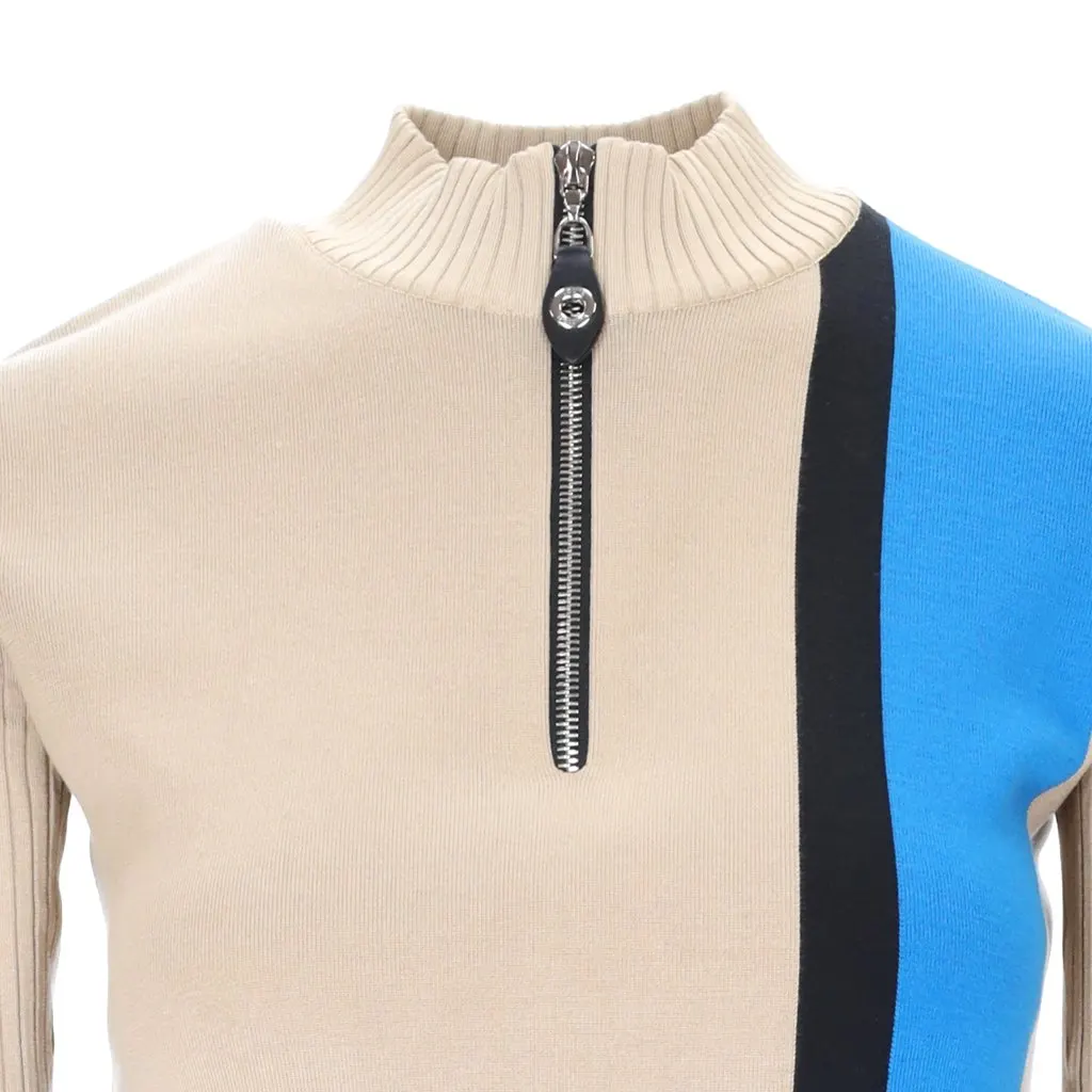 Louis Vuitton Color Block Zippered Top - '10s Red Good - Inside View