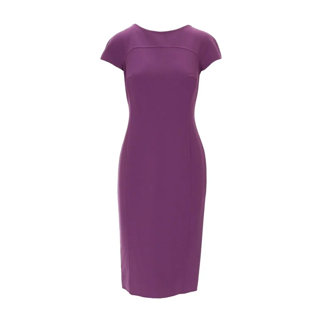 Michael Kors Midi Dress - '10s Purple Good - Front View