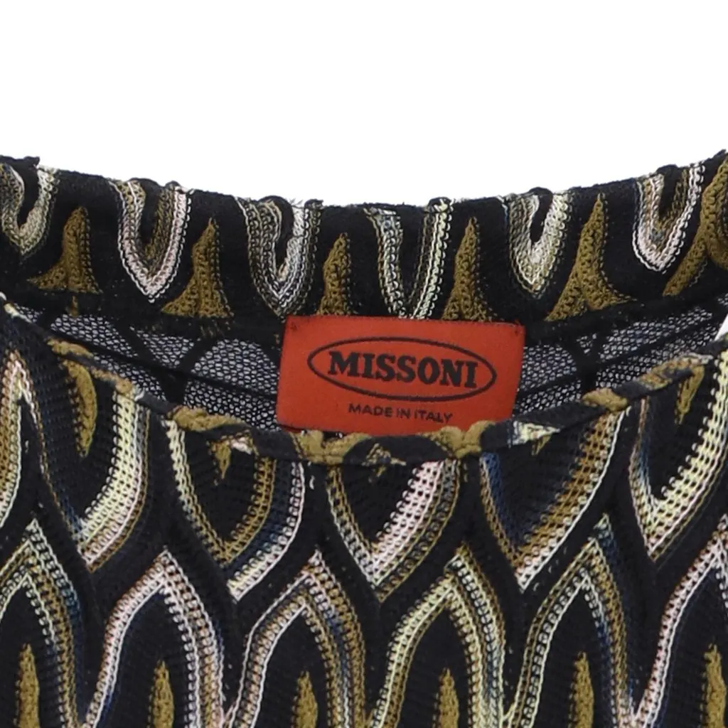 Missoni Textured Knit Dress - '10s Red Good - Inside View