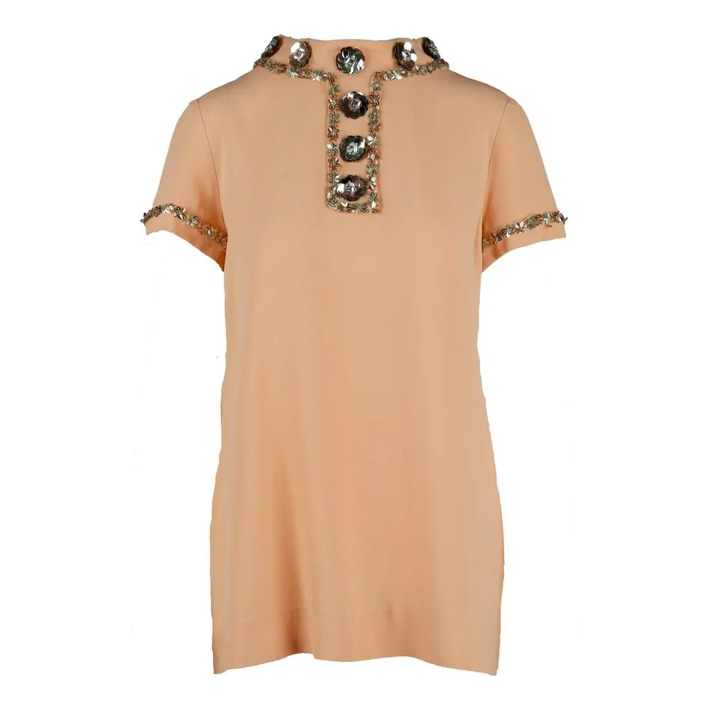 Moschino ترتر مزخرفة بلوزة '10s