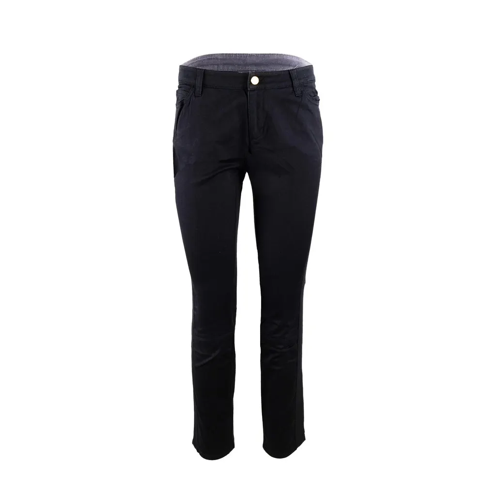 Louis Vuitton Jeans with Black Stripe - '00s Black Good - Front View