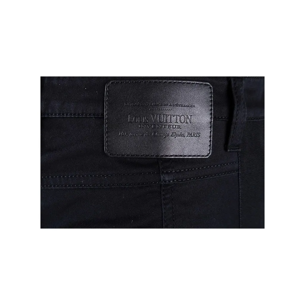 Louis Vuitton Jeans with Black Stripe - '00s Black Good - Box View