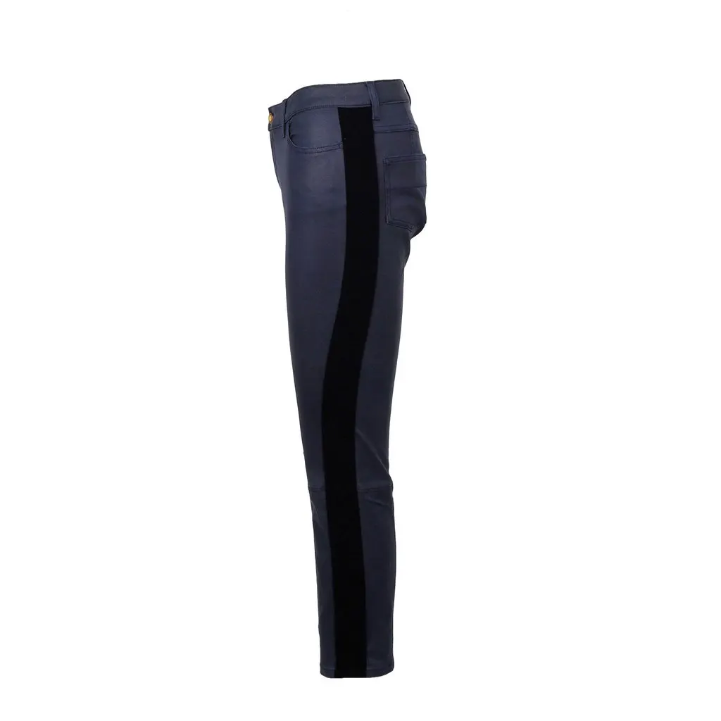 Louis Vuitton Jeans with Black Stripe - '00s Black Good - Back View