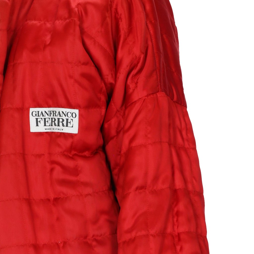 Gianfranco Ferré Exotic Leather Jacket - '90s Red M Leather