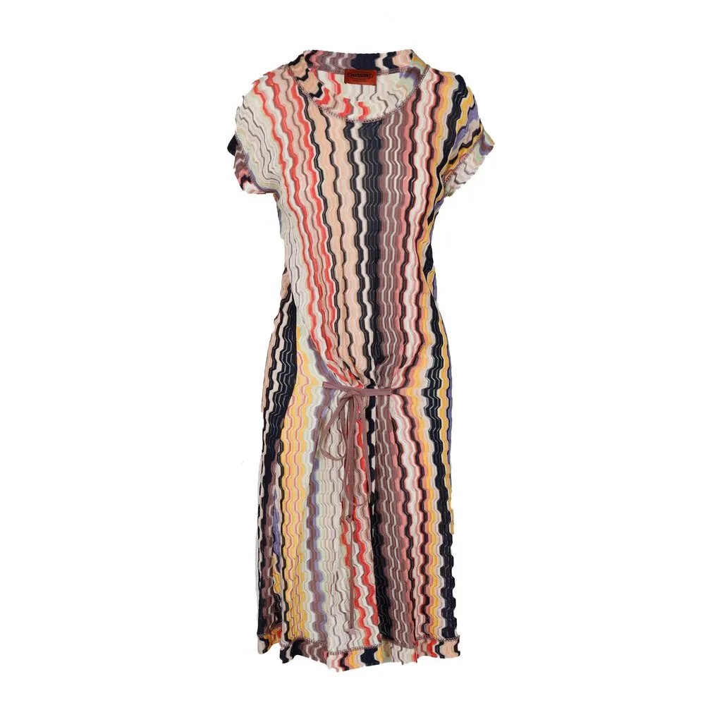 Missoni Multipattern Knit Dress - '10s Red Good - Front View