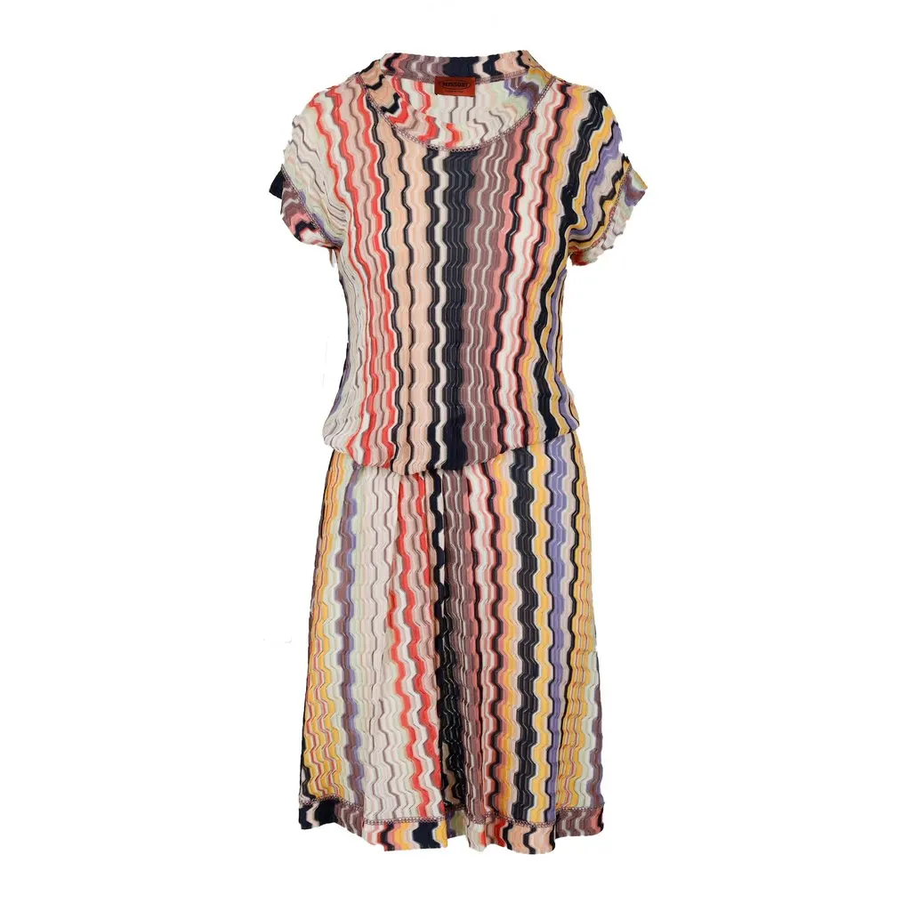 Missoni Multipattern Knit Dress - '10s Red Good - Box View
