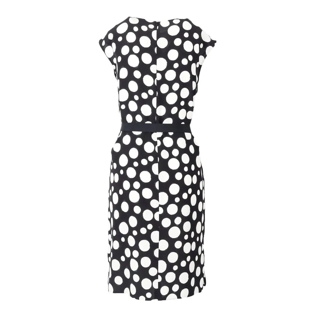 Louis Vuitton Checker and Polka Dots Dress - '10s Black Lace Good - Back View