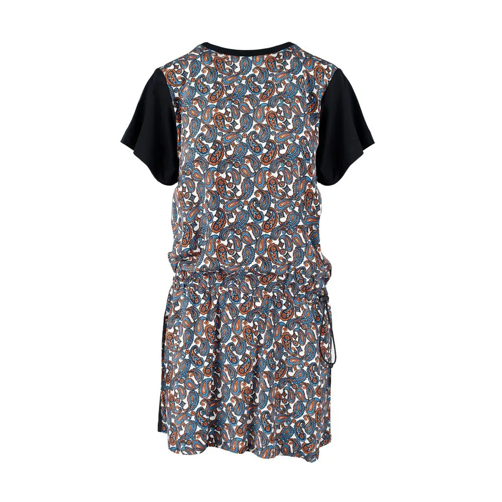 Louis Vuitton Paisley Printed Dress - '10s Black Cotton Good - Back View