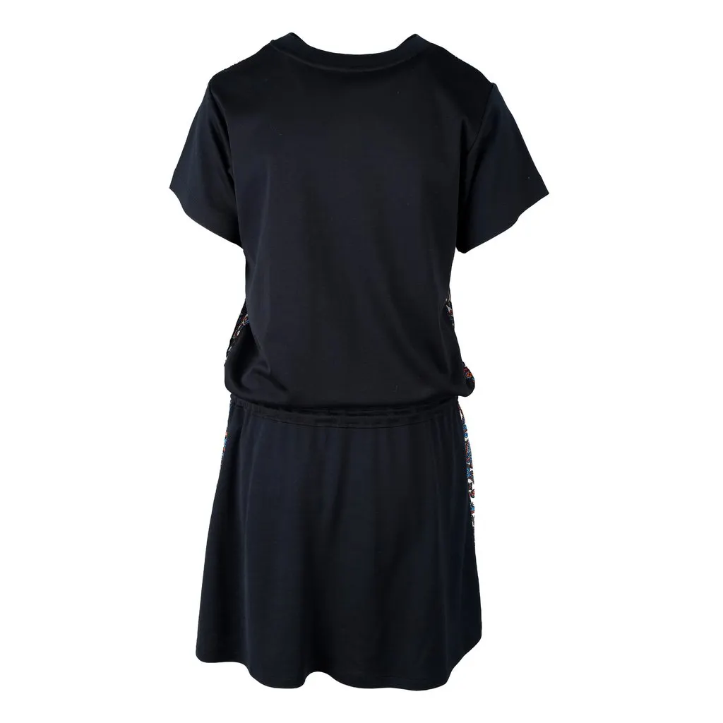 Louis Vuitton Paisley Printed Dress - '10s Black Cotton Good - Inside View