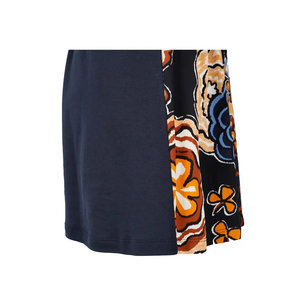 Louis Vuitton Floral Printed Dress - '10s Black Silk Good - Inside View