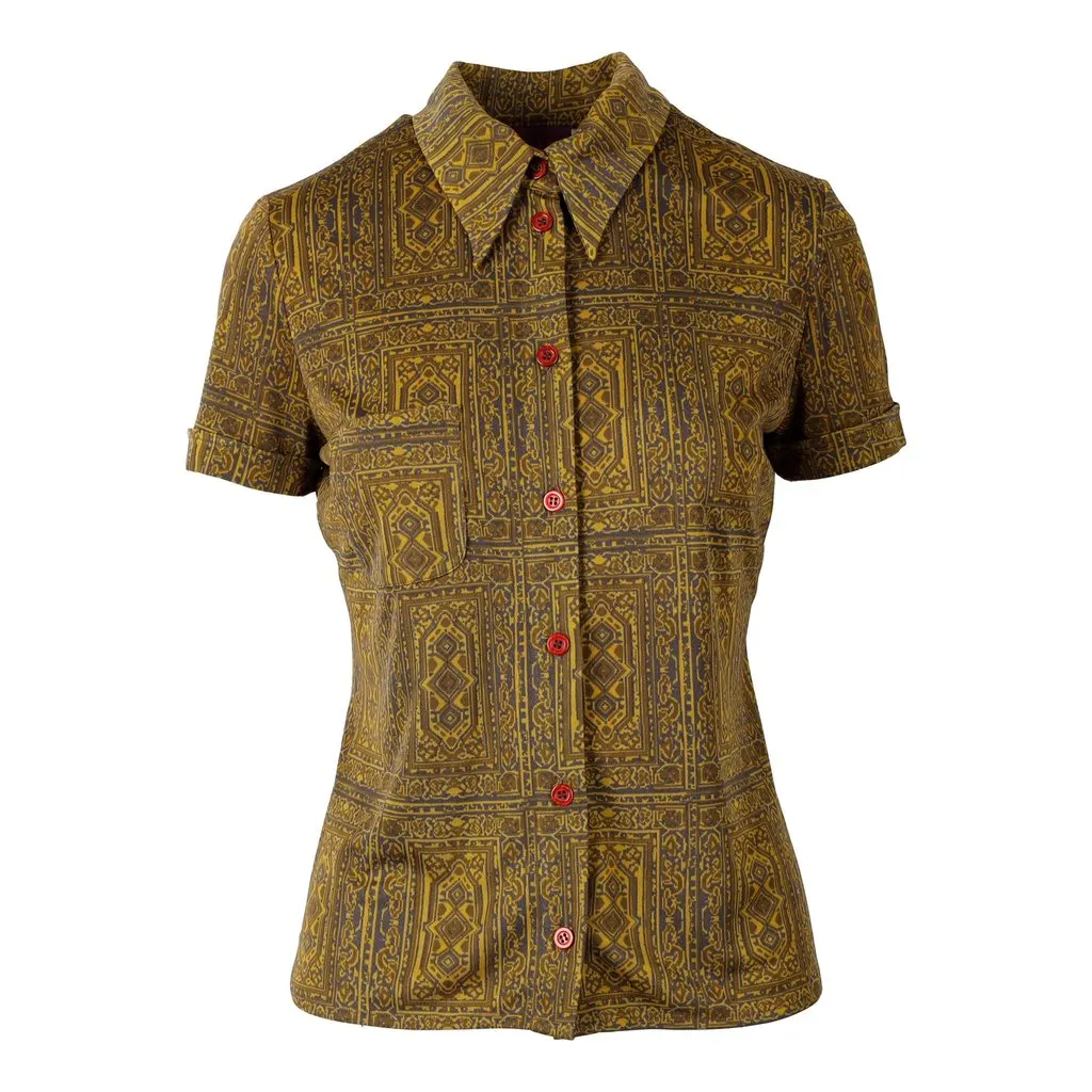 Isabel Marant Printed Shirt - '10s Red Good - Front View