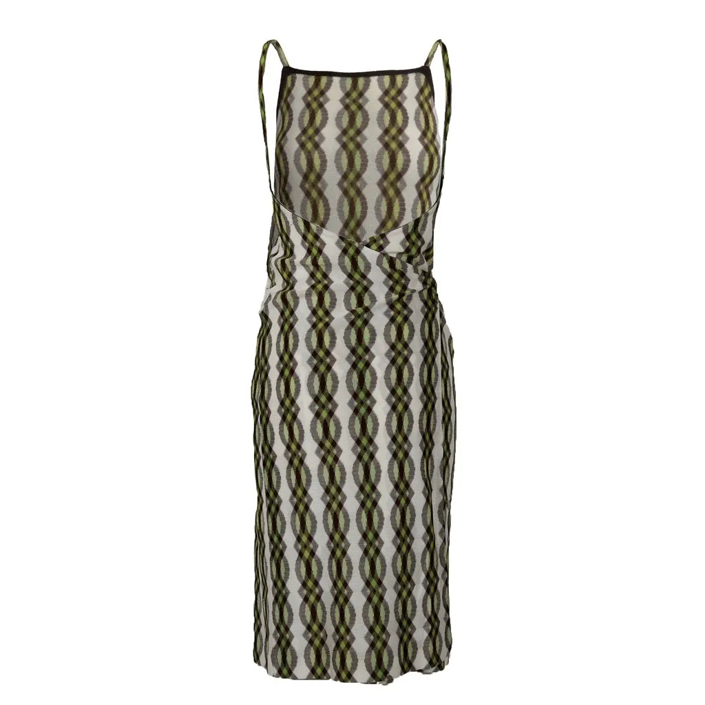 Missoni Wrap Dress - '10s Brown Good - Back View