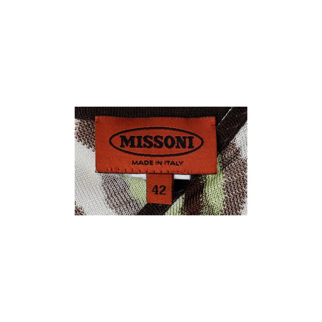 Missoni Wrap Dress - '10s Brown Good - Model View