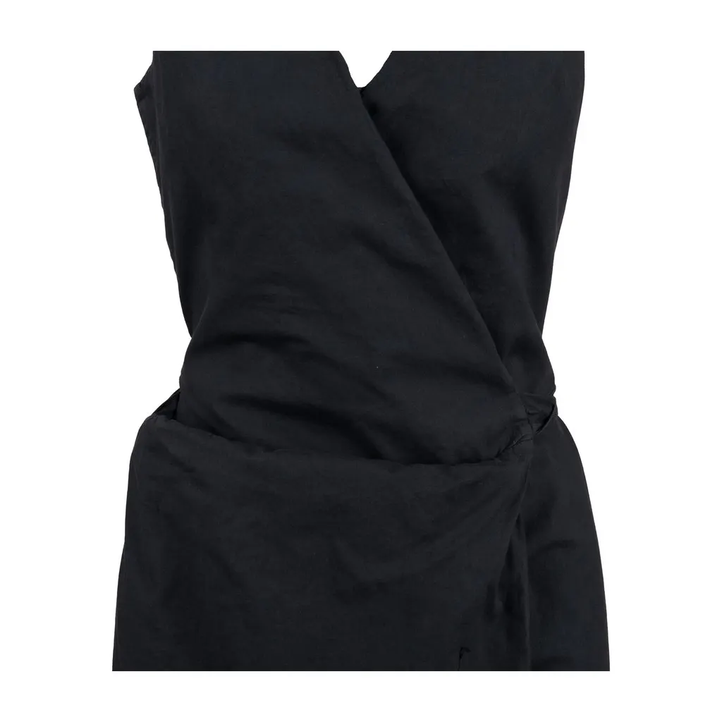 Vivienne Westwood Label Wrap Dress - '00s Red Good - Model View