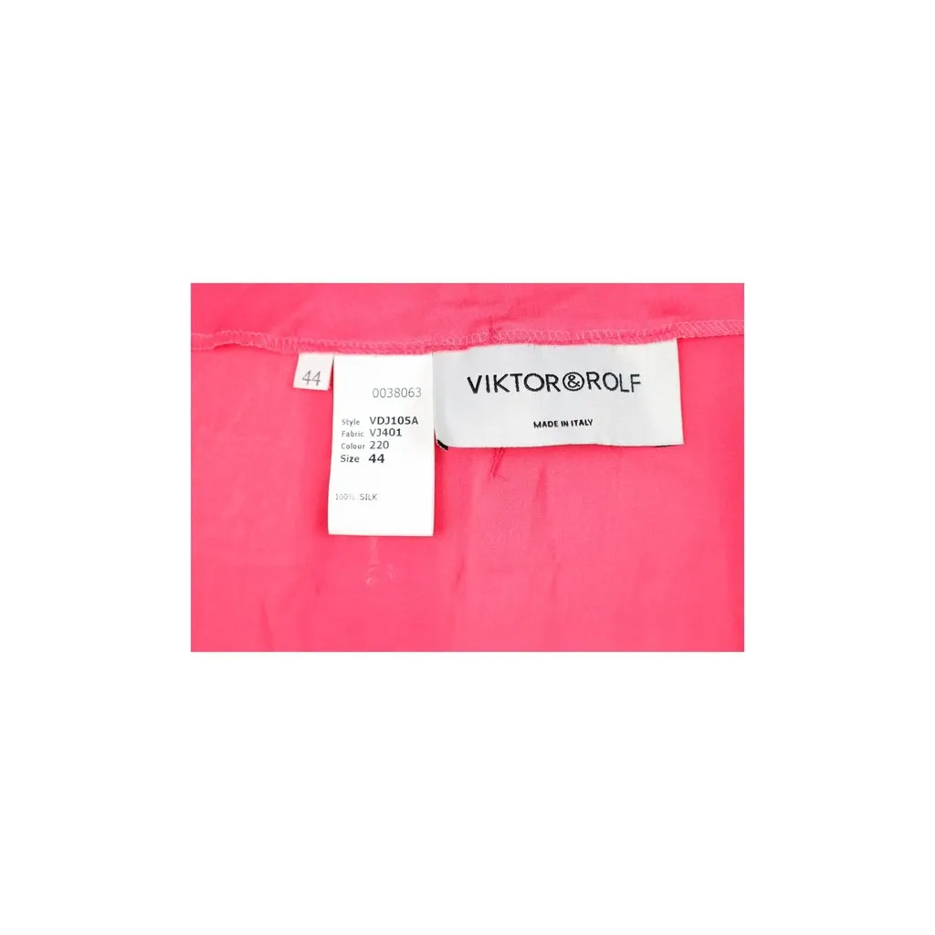 Unsigned Viktor & Rolf Midi Skirt - '10s Red Silk Good - Box View