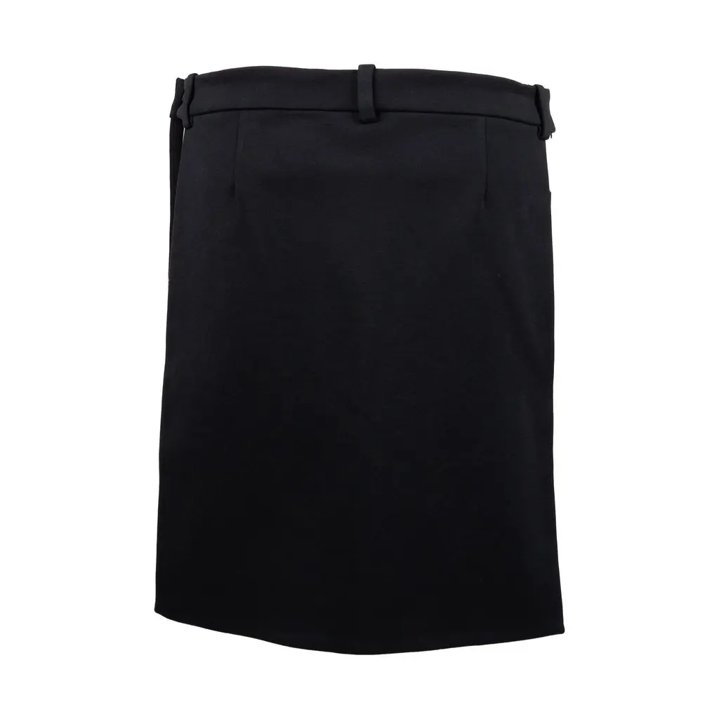 Givenchy 17 Print Kilt - '10s Black Cotton Good - Inside View