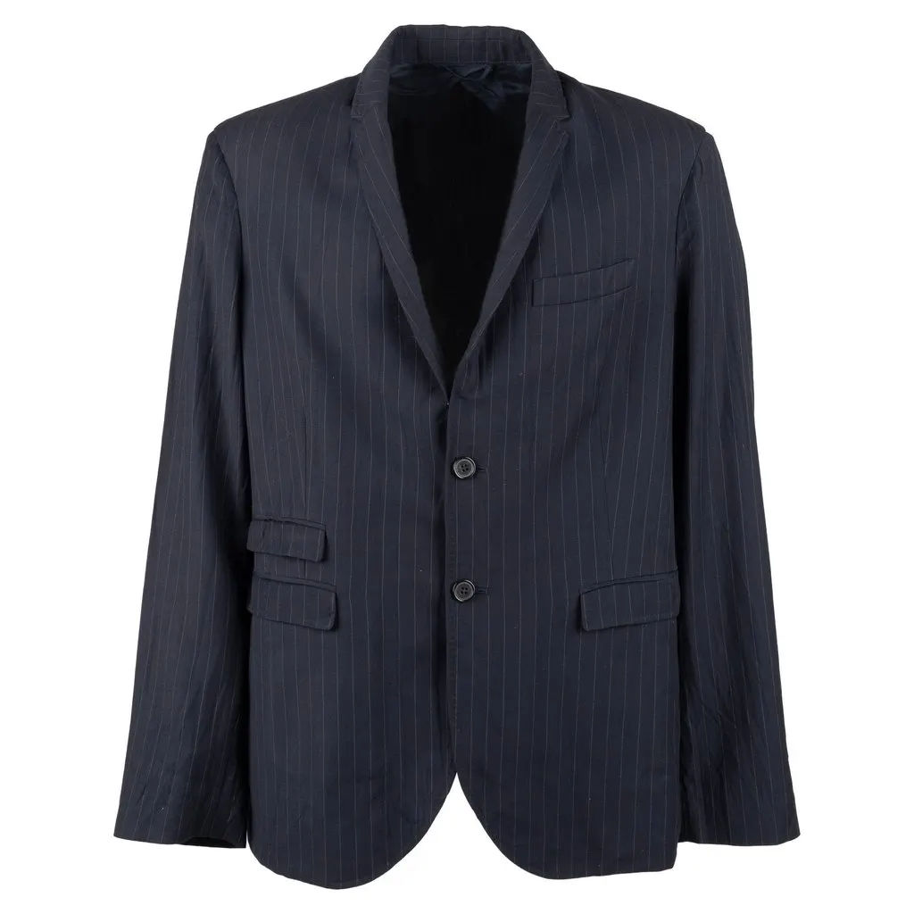 Neil Barrett Pinstripe Blazer - '10s Navy Good - Front View