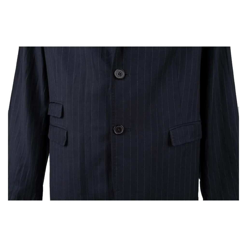 Neil Barrett Pinstripe Blazer - '10s Navy Good - Inside View