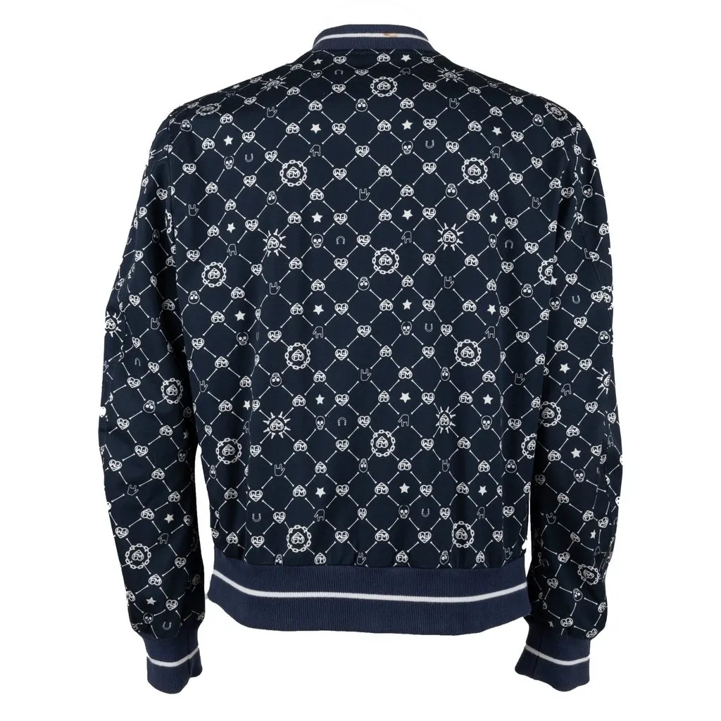 Unsigned Reversible Bomber Jacket - '10s Navy Good - Inside View