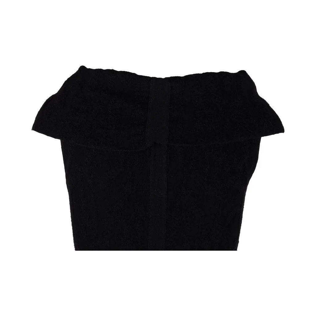 Rick Owens Wool Shift Dress - '10s Black Wool Good - Box View